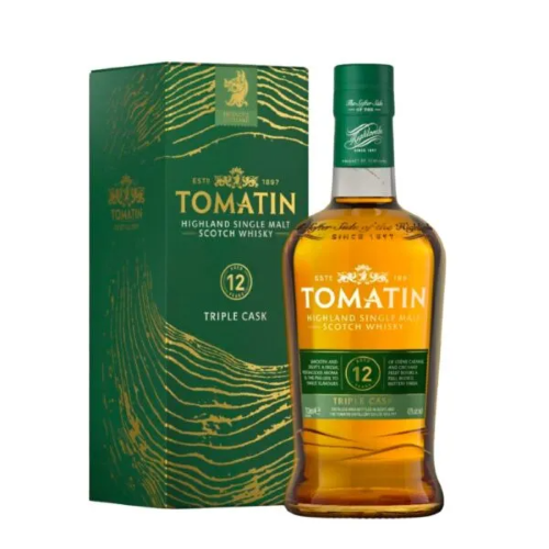 Tomatin 12-Year-Old Triple Cask Single Malt Whisky 70cl