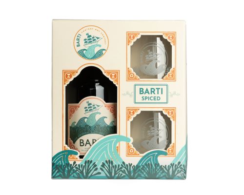 Barti Spiced 70cl Gift Pack