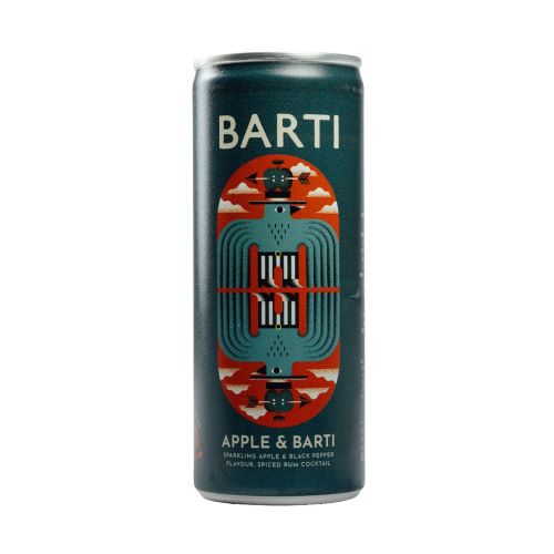 Barti Rum: Apple & Barti Pre-mixed Cocktail 5% 250ml Can